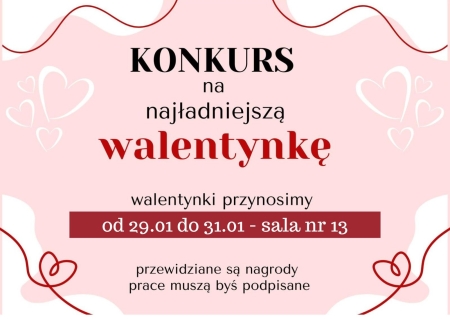 Konkurs walentynkowy