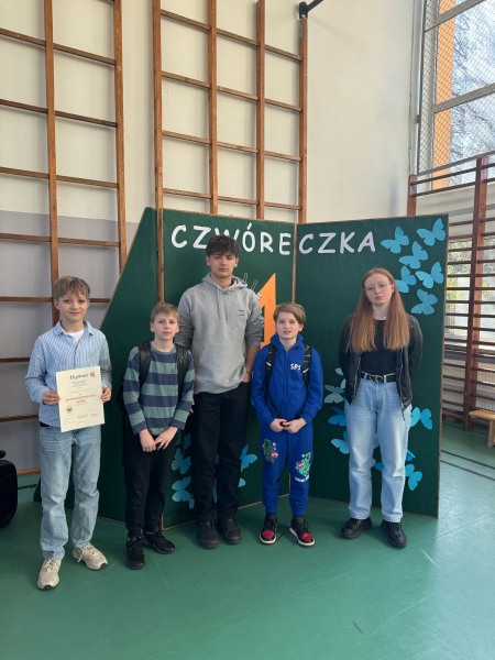 Międzyszkolny Konkurs Matematyczny '' Czwóreczka''