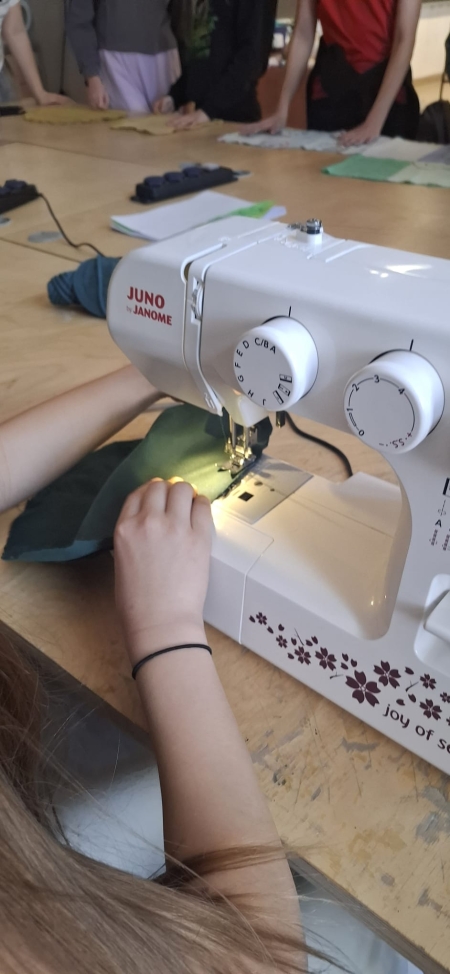 Lekcja techniki w klasie 5a