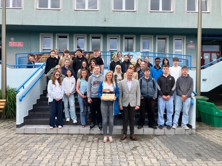 Wizyta szkoły partnerskiej z Greiswaldu w naszej szkole